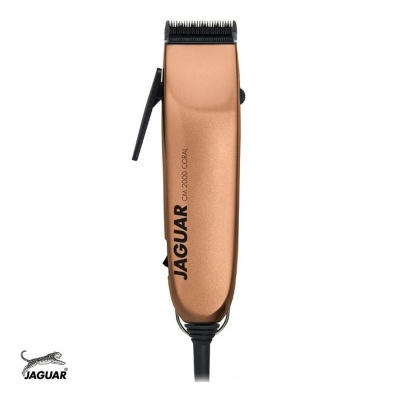 Máquina de cortar cabelo JAGUAR CM 2000 CORAL cor coral com lâmina metálica e alavanca lateral preta