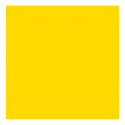 Quadrado amarelo sólido