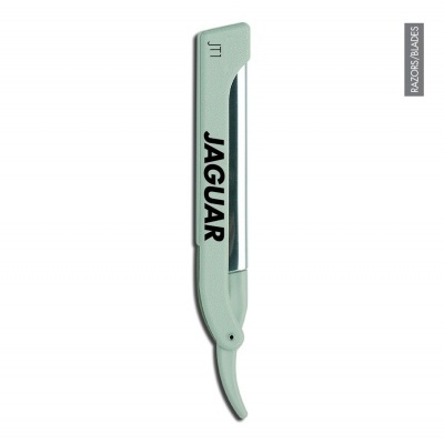 Navalha de barbear JAGUAR cinza claro com lâmina metálica