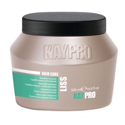 Frasco de máscara capilar KAYPRO Liss bege com tampa preta