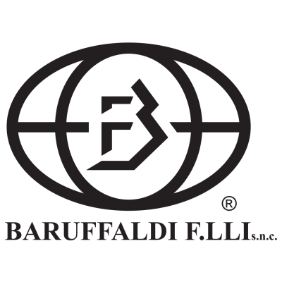 Logotipo preto e branco da empresa BARUFFALDI F.LLI s.n.c.