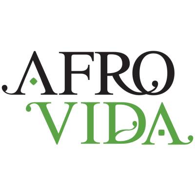 Logotipo AFRO VIDA em preto e verde