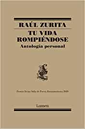 Tu vida rompiéndose (Mapa de las lenguas) Capa de livro castanho claro com texto preto e selo de prémio