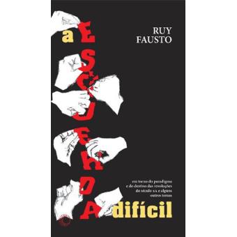 A esquerda difícil Capa de livro preta com mãos ilustradas e texto colorido