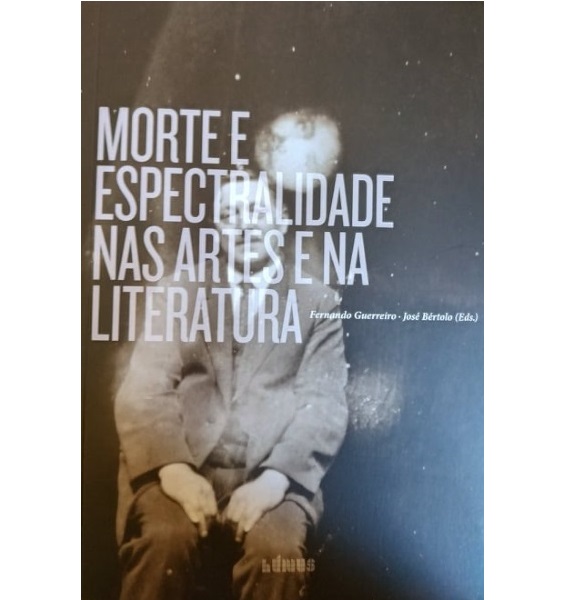 Morte e Espectralidade nas artes e na literatura Capa de livro com título em branco e fotografia antiga de uma criança sentada