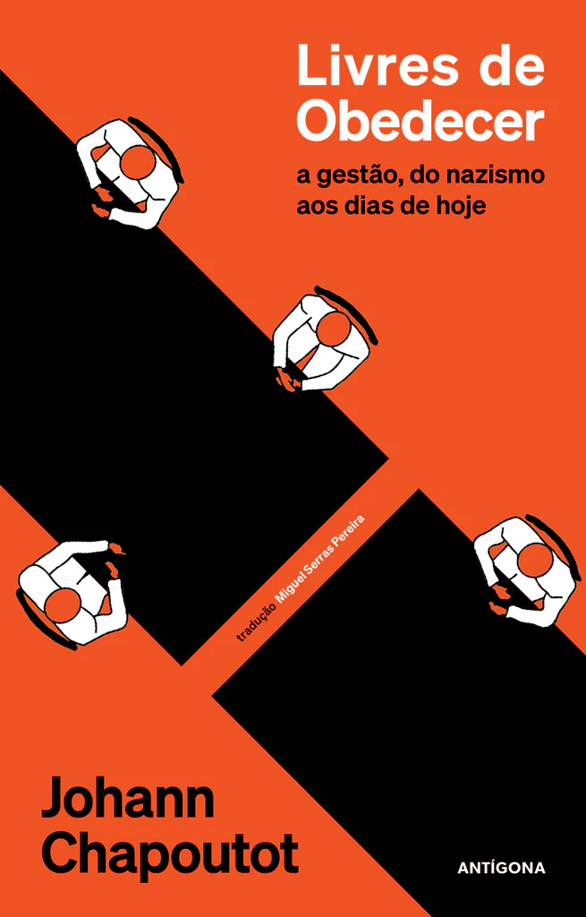 Livres de Obedecer Capa do livro 'Livres de Obedecer' com design laranja, preto e figuras humanas estilizadas.