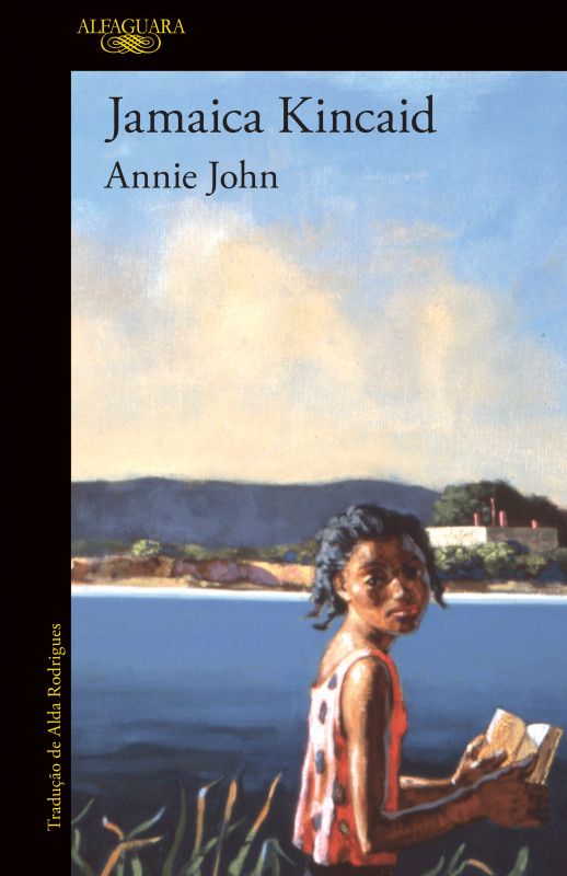 Annie John Capa do livro 'Annie John' de Jamaica Kincaid com ilustração de jovem lendo junto a lago