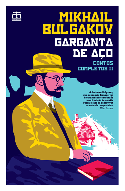 Garganta de Aço - Contos Completos, Vol. II Capa de livro com retrato colorido e texto em destaque