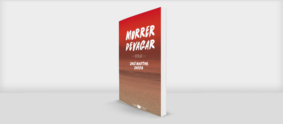 Morrer Devagar Livro intitulado MORRER DEVAGAR de JULI MARTINS PAZIO com capa vermelha e laranja