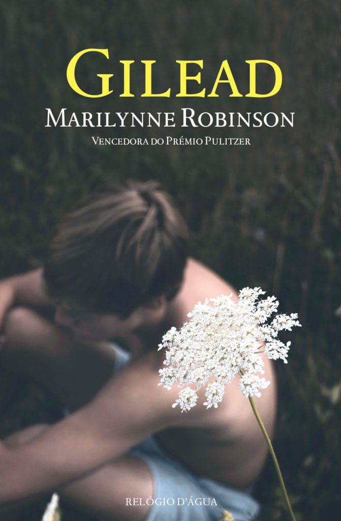 Gilead Capa do livro GILEAD com imagem de pessoa e flor branca