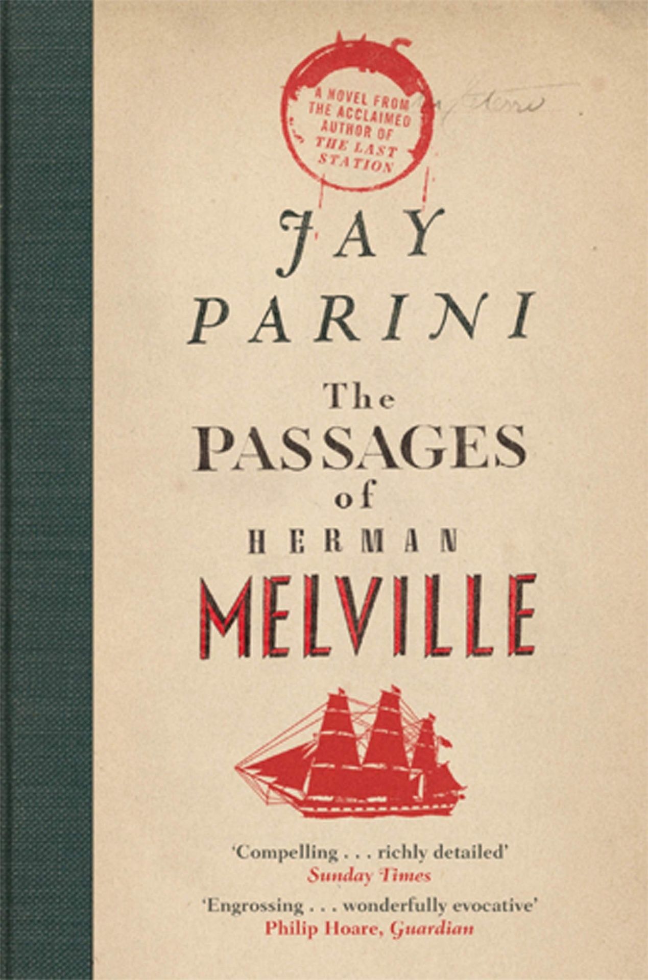 The Passages of Herman Melville Capa de livro com título The Passages of Herman Melville e ilustração de navio