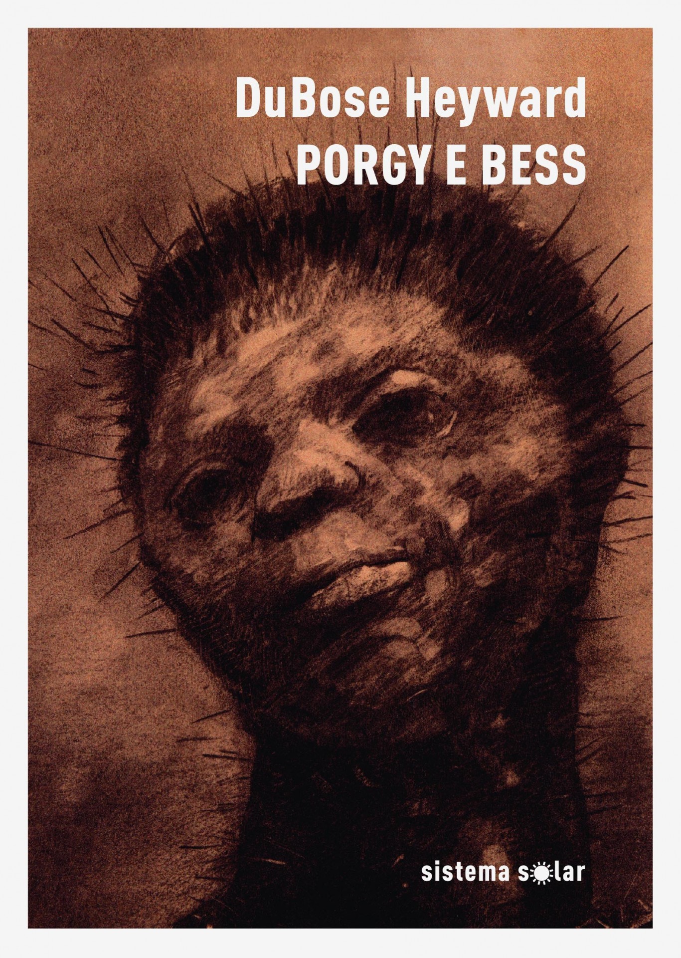 Porgy e Bess Capa de livro com rosto ilustrado e texto DuBose Heyward PORGY E BESS