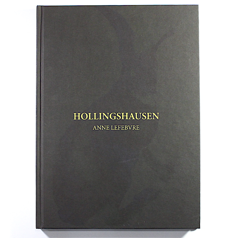 HOLLINGSHAUSEN Livro preto com texto dourado HOLLINGSHAUSEN ANNE LEFEBVRE