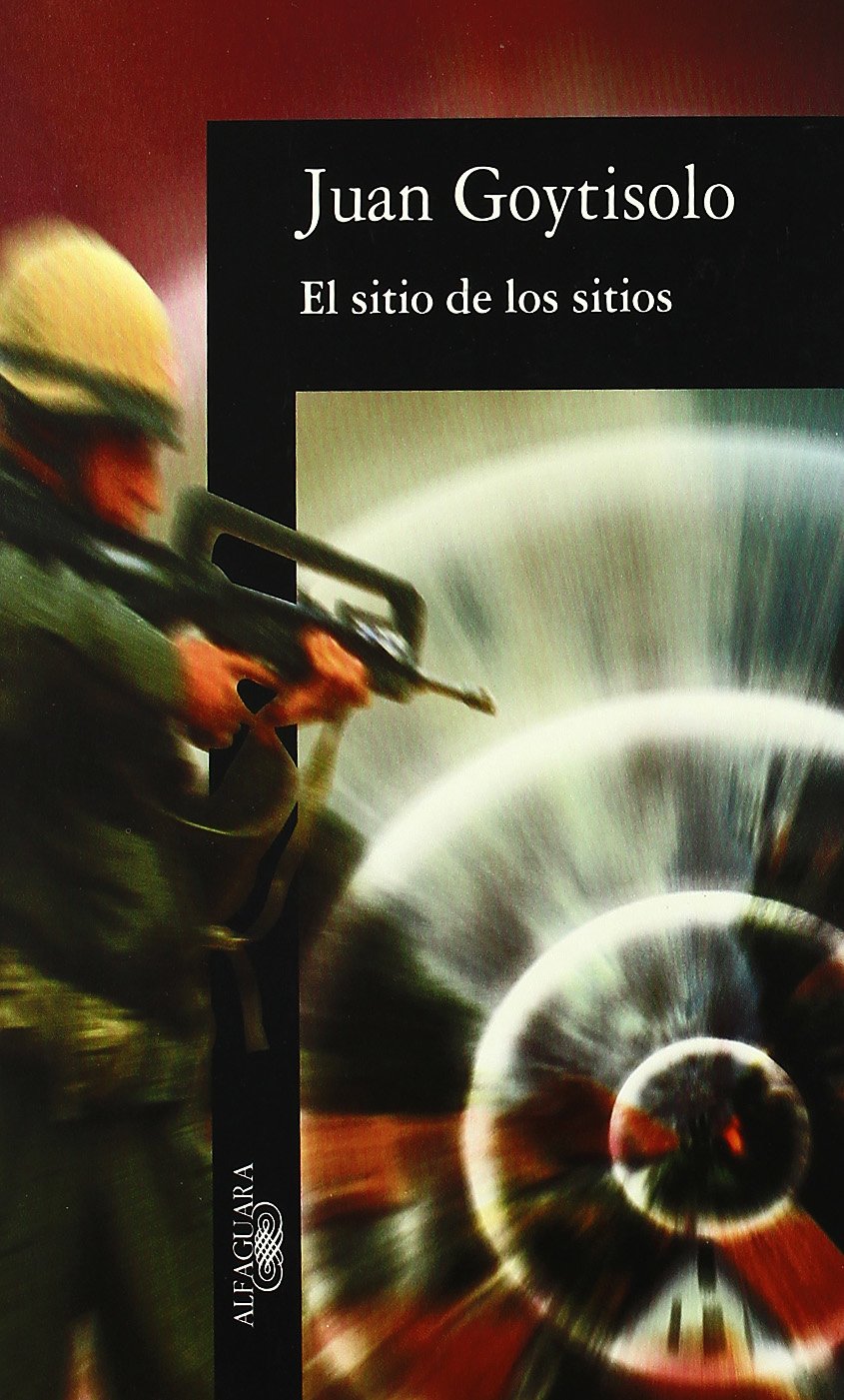 El sitio de los sitios Capa de livro com soldado armado e escudo antibalístico, título e autor visíveis