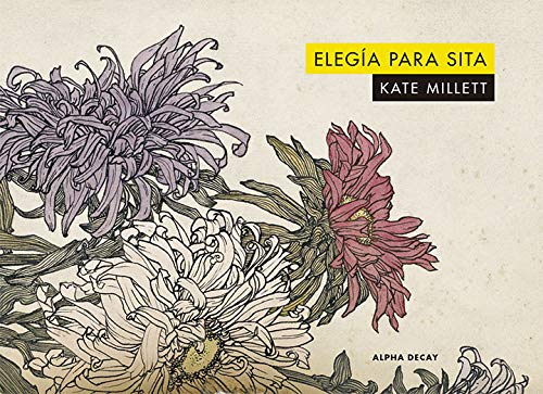 Elegía para Sita capa de livro com flores desenhadas e texto Elegía Para Sita Kate Millett