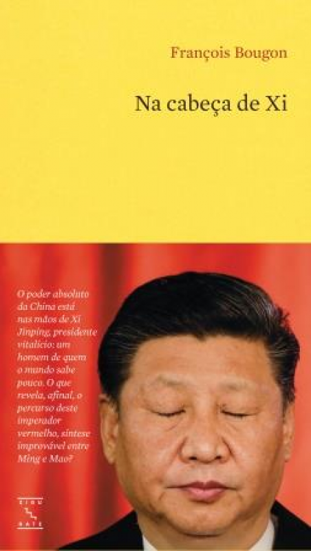 Na Cabeça de Xi Capa de livro Na cabeça de Xi com imagem de homem de olhos fechados e texto em português