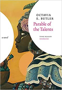 Parable of the Talents Capa de livro Parable of the Talents de Octavia E. Butler com ilustração decorativa