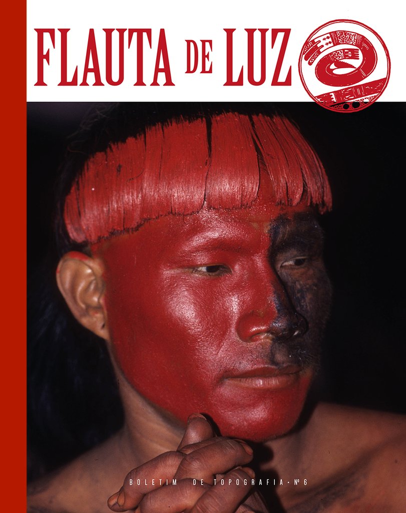 Flauta de Luz nº6 Capa da revista Flauta de Luz com fotografia de rosto pintado e texto no topo e na base.
