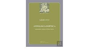 Lêdo Ivo - Antologia Poética Capa de livro verde-oliva com moldura cinza e texto em branco.