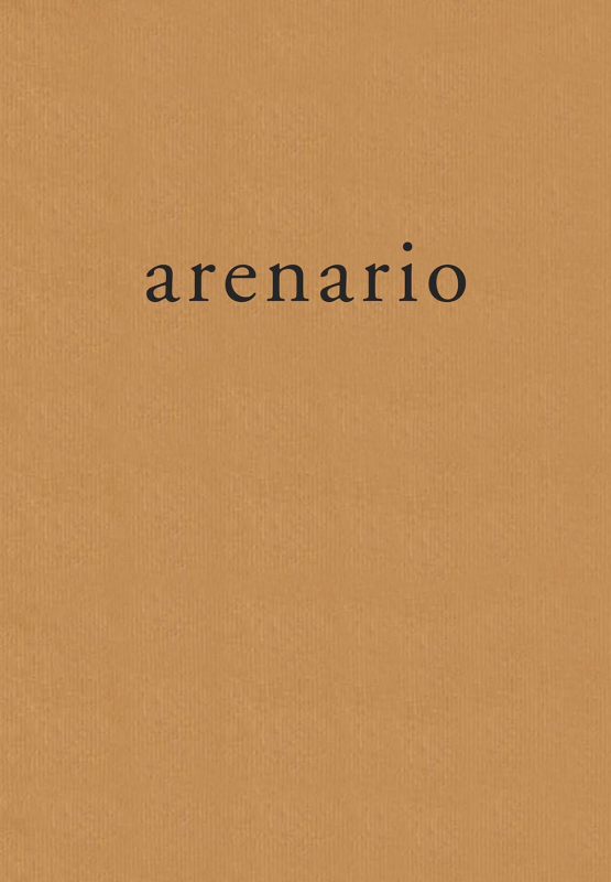 Arenario Fundo castanho arenoso com texto 'arenario' em preto