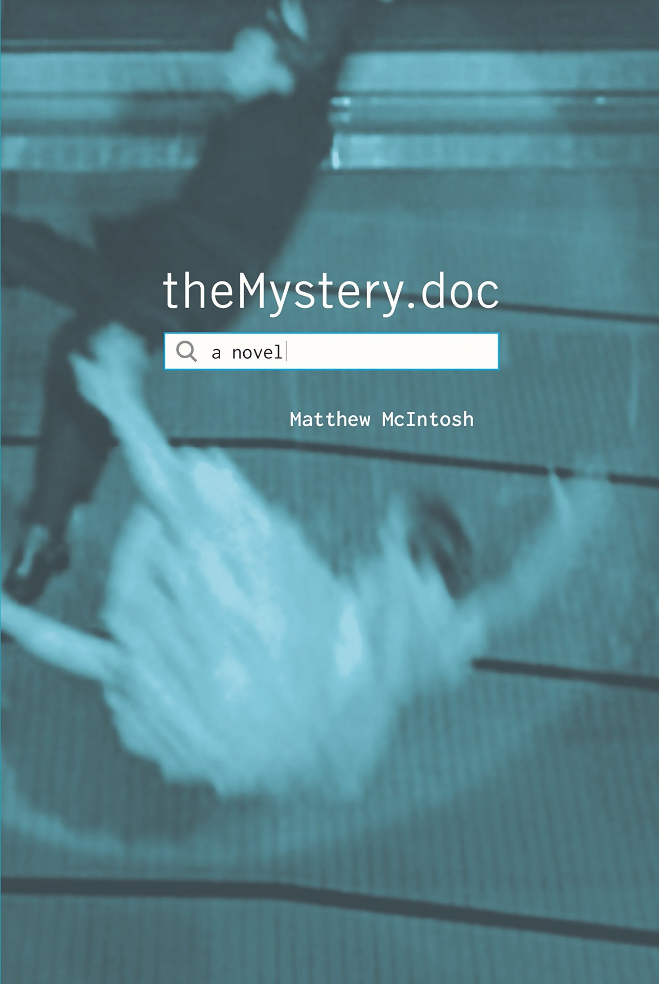 theMystery.doc Capa de livro com texto theMystery.doc e imagem de duas pessoas desfocadas.