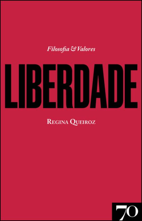 Liberdade Capa de livro vermelha com título LIBERDADE em destaque