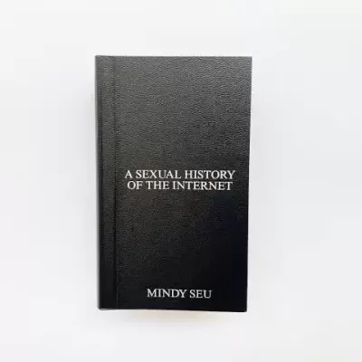 Livro preto com título A SEXUAL HISTORY OF THE INTERNET