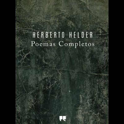 Capa de livro verde-escuro com título HERBERTO HELDER Poemas Completos em branco