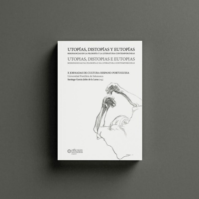 Capa de livro branca com texto e ilustração em preto