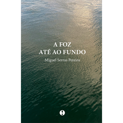 Capa de livro com superfície de água e texto em branco