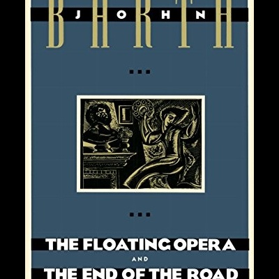 Capa de livro azul com texto e ilustração em preto e branco