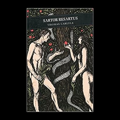 Capa de livro com ilustração de homem, mulher, serpente e frutos vermelhos