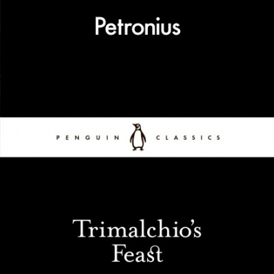 Capa de livro preta com faixa branca e textos em branco, incluindo logo Penguin Classics.