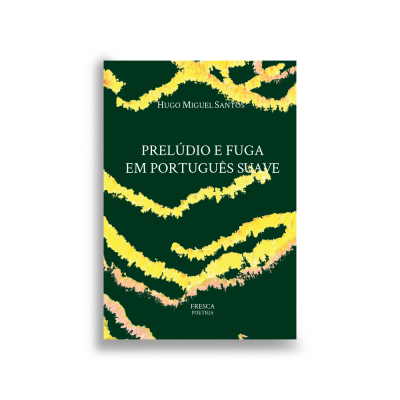 Capa de livro verde escura com padrões amarelos e rosa claro e texto branco