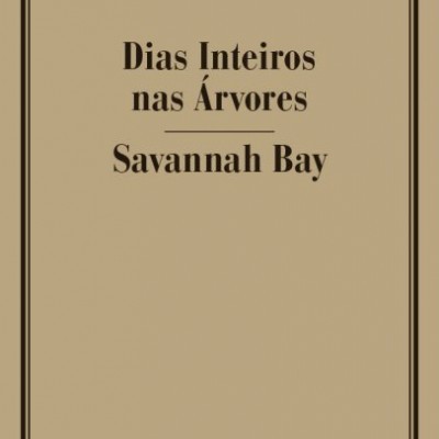 Capa de livro bege com texto em preto e moldura fina