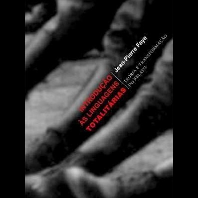 Capa de livro com texto em cores vermelha e branca sobre fundo preto e branco de mãos ou braços.