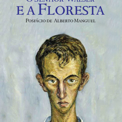 Capa de livro com título, autor e ilustração de um homem sério com camisa branca