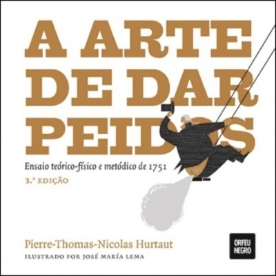 Capa de livro A ARTE DE DAR PEIDOS com ilustração humorística
