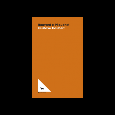 Capa de livro laranja com texto e logotipo