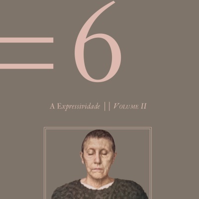 Capa de livro castanha com título e retrato de mulher de olhos fechados