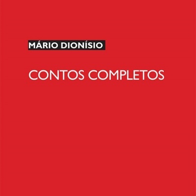 Capa vermelha de livro com texto MÁRIO DIONÍSIO CONTOS COMPLETOS