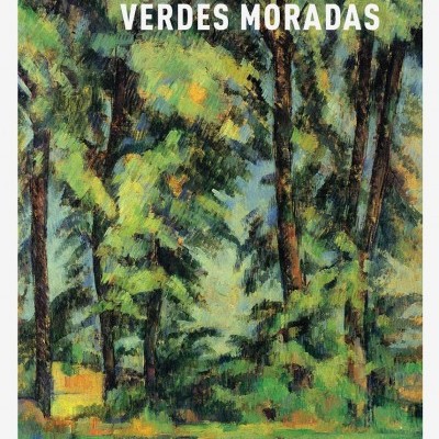 Capa do livro Verdes Moradas com pintura de floresta e textos do título e autor.