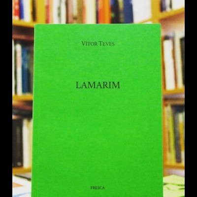 Livro verde com texto 