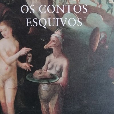Capa de livro com título, autor e ilustração surrealista