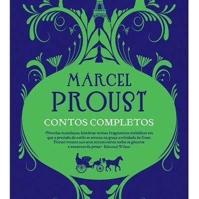 Capa de livro azul e verde com ilustração decorativa da Torre Eiffel e personagens antigos