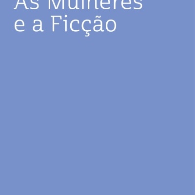 Capa de livro azul com título As Mulheres e a Ficção de Virginia Woolf e nome da editora