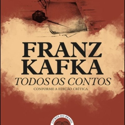 Capa do livro 'Franz Kafka Todos os Contos' com selo Livros do Brasil Dois Mundos