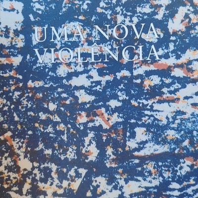 Capa de livro abstrata com título UMA NOVA VIOLENCIA