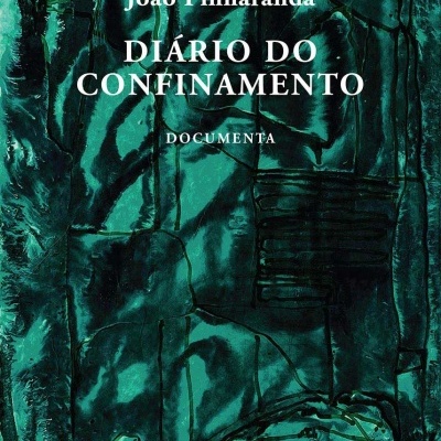 Capa de livro verde e preto com texto branco 'DIÁRIO DO CONFINAMENTO'