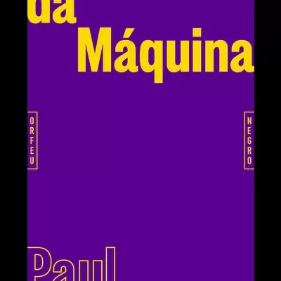 Capa de livro roxa com texto amarelo e laranja
